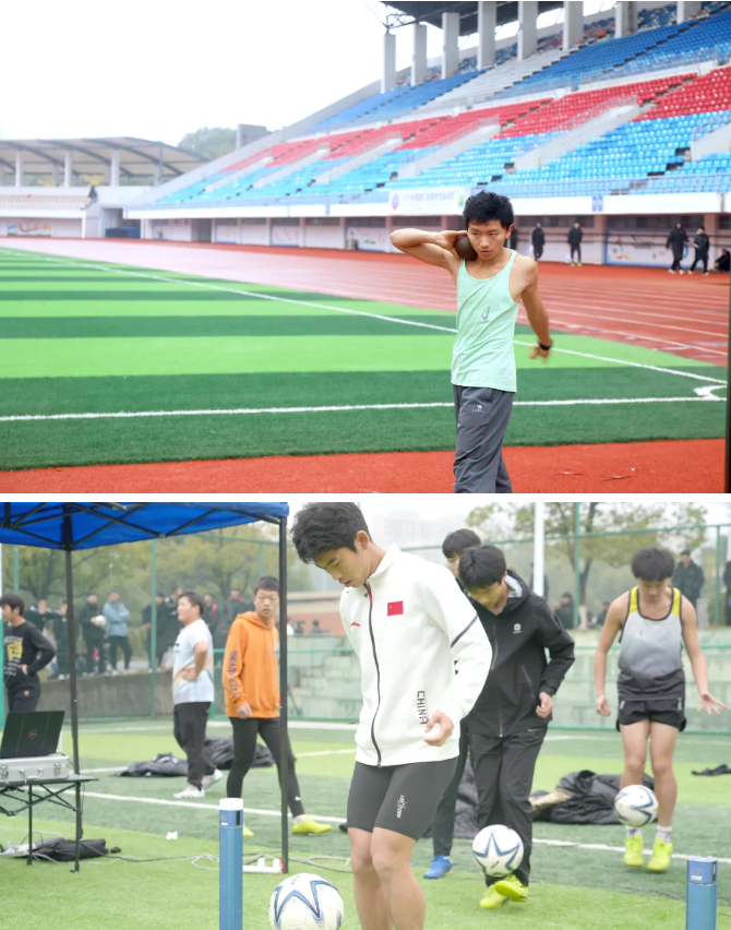 田径赛场全力冲刺，速度与激情