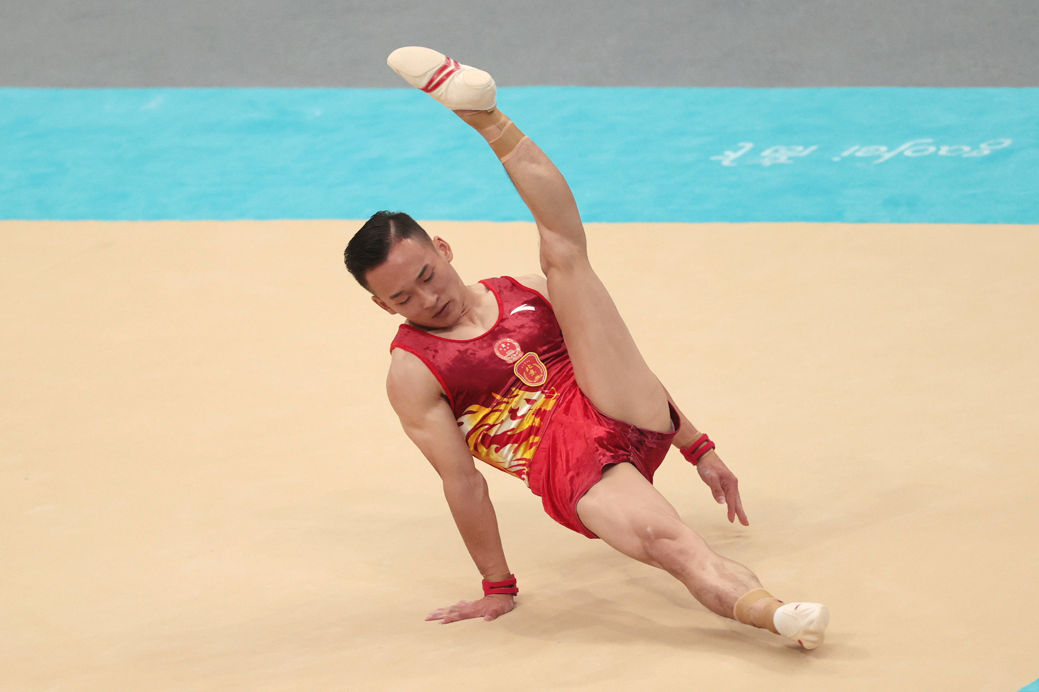 体操自由体操男子单项赛场精彩